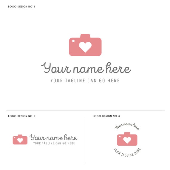 Photography Logo Camera Logo Design Watermark Logo Camera Etsy