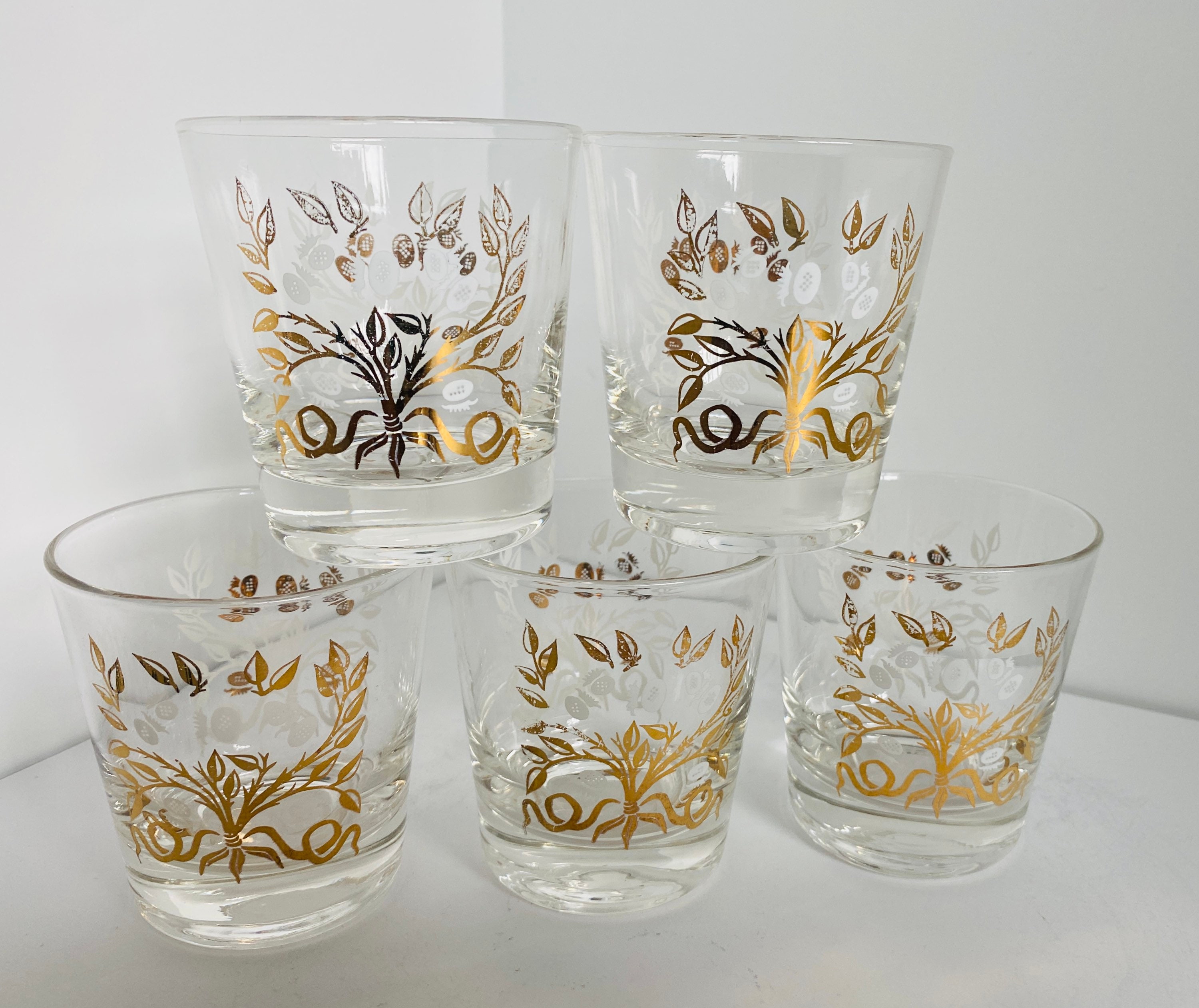Mid Century Drinking Glassesnull