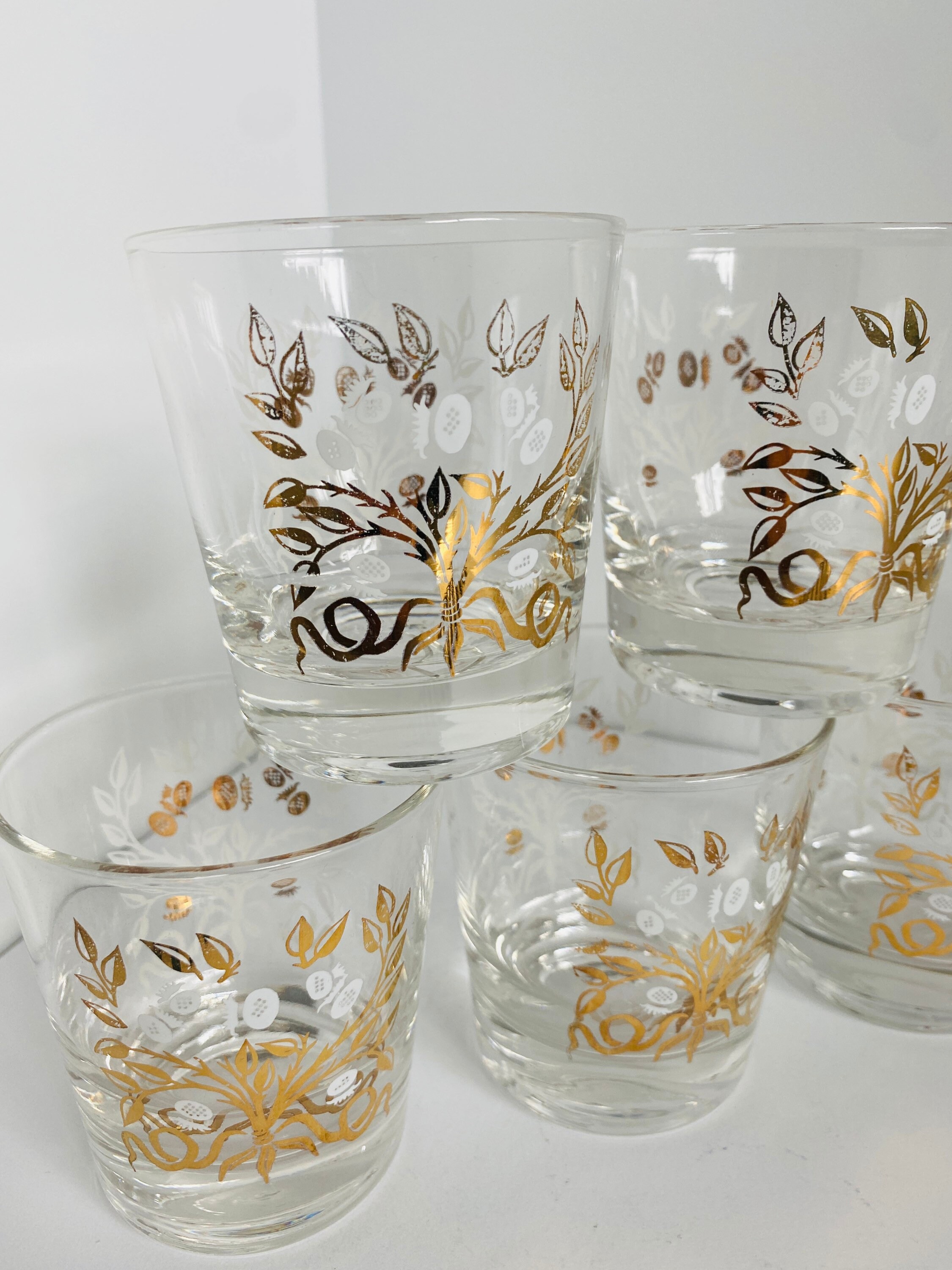 Mid Century Drinking Glasses