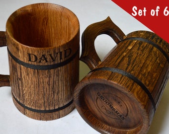 Wood Beer Mug Etsy