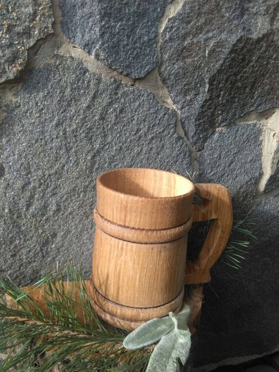 Holz Becher Bier Humpen handgemachte Bier Becher Holz Bier Cup Etsy