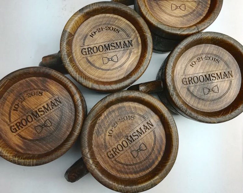 Set of 12 mugs Groomsmen Gifts // Groomsman Gift // Personalized Gifts // Beer Mugs // Personalized // Tankards // 29 oz Bild 9