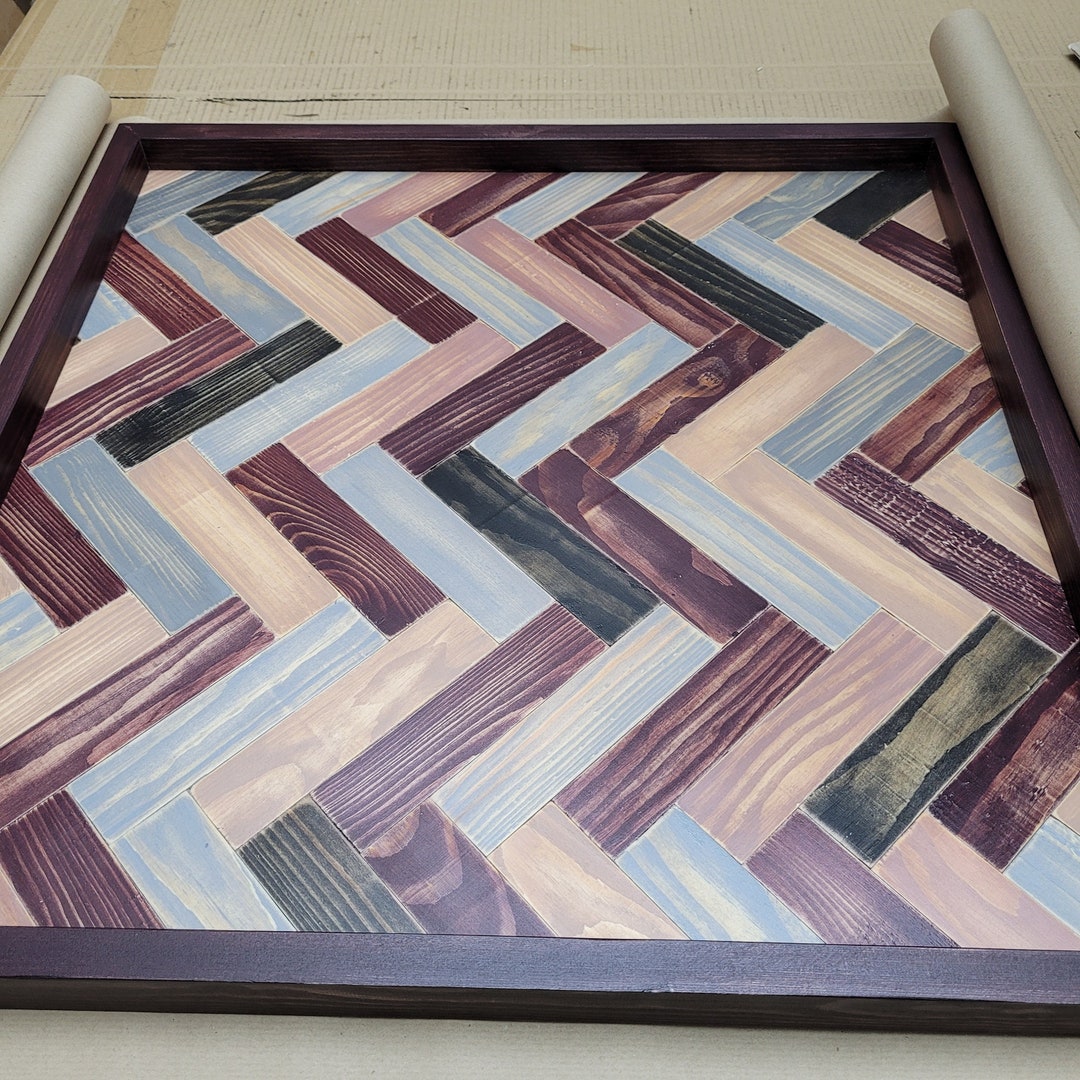 Handmade Oversize Ottoman Tray / Table Top / Square Ottoman Tray