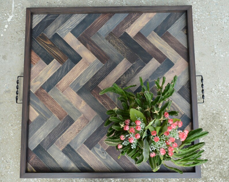 Square Ottoman Tray Table Top / Coffee table Breakfast tray Etsy