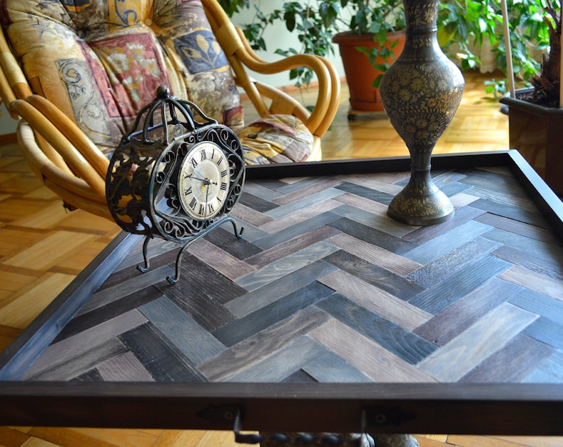 Square Ottoman Tray Table Top / Coffee table Breakfast tray Etsy