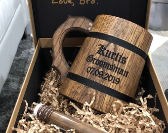 Custom Groomsmen Gift, Personalized Beer Mug, Bridal Party Gifts, Wedding Mug, Groomsman Beer Mug, Wedding Favors, Custom Gift