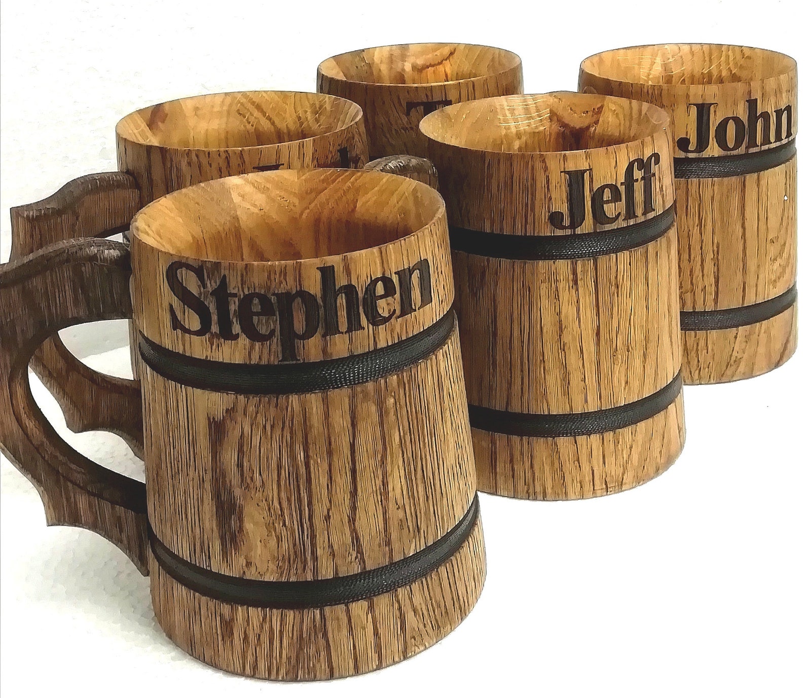 Personalized Wooden Beer Mug Groomsmen Gifts Idea Wooden Mug Etsy
