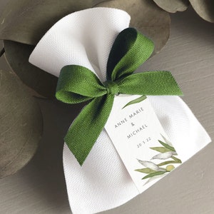 Regalos de boda con hojas de olivo, bolsas de regalo con ramas de olivo, bomboneras de boda con hojas de olivo, soporte para almendras azucaradas, compre más y ahorre más, hágalo usted mismo