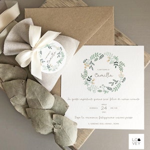 Baptism Invitation, First Communion Invitation, Mint Green Invitation, Digital or Printed cards