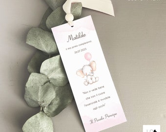 Custom Bookmark, New born favor, Baptism Placeholder, Baptism Guest Gift, Baptism Memory, Minimum order 20 units