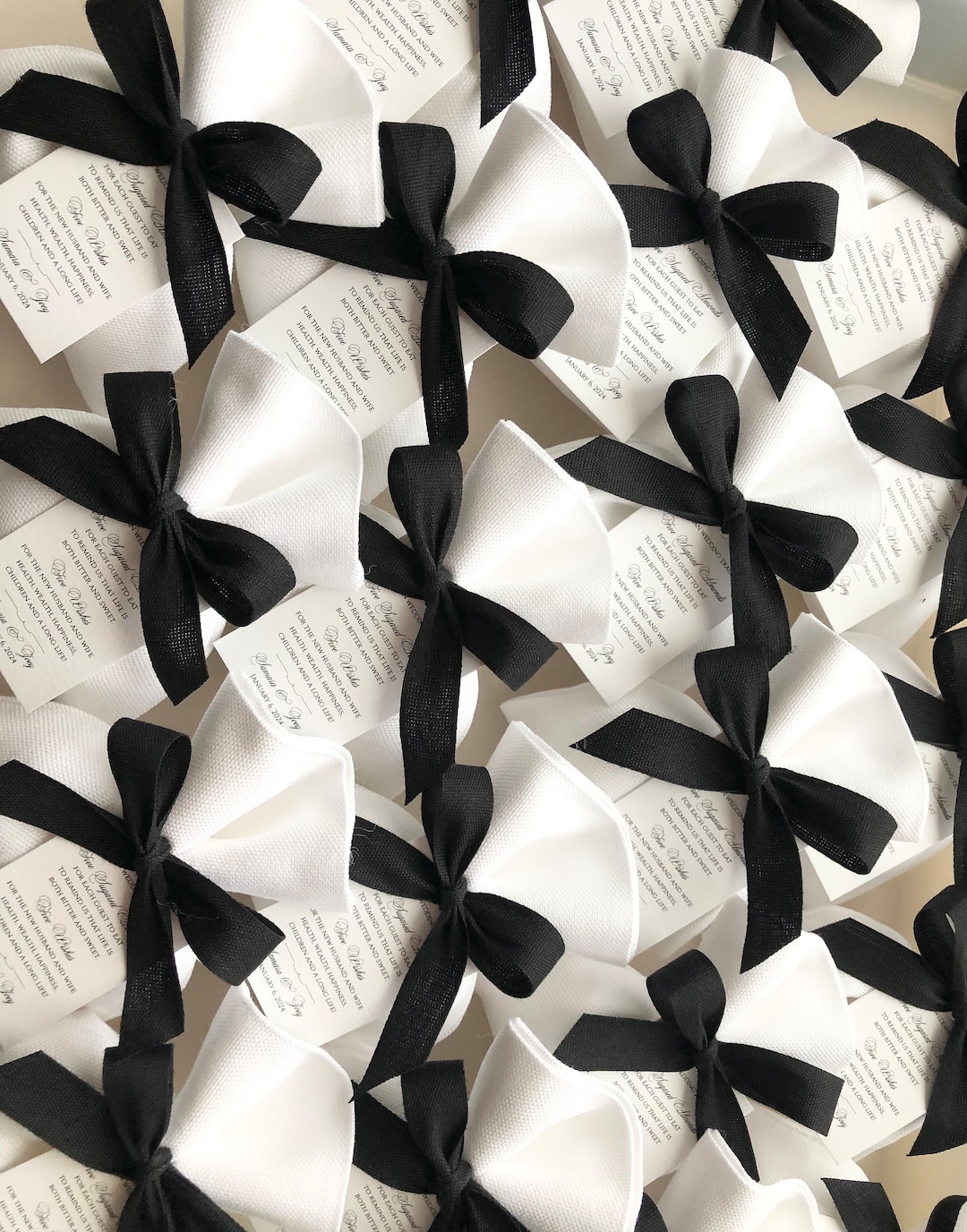 Jordan Almonds Bags, Italian Wedding Bomboniera, Five Jordan Almonds