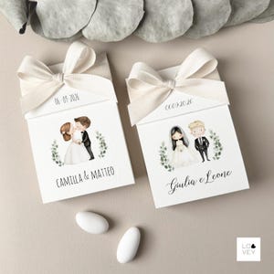 Porta confetti matrimonio, Bomboniera matrimonio non invitati, Segnaposto Matrimonio, Avatar Matrimonio, Fai da te o Confezionato