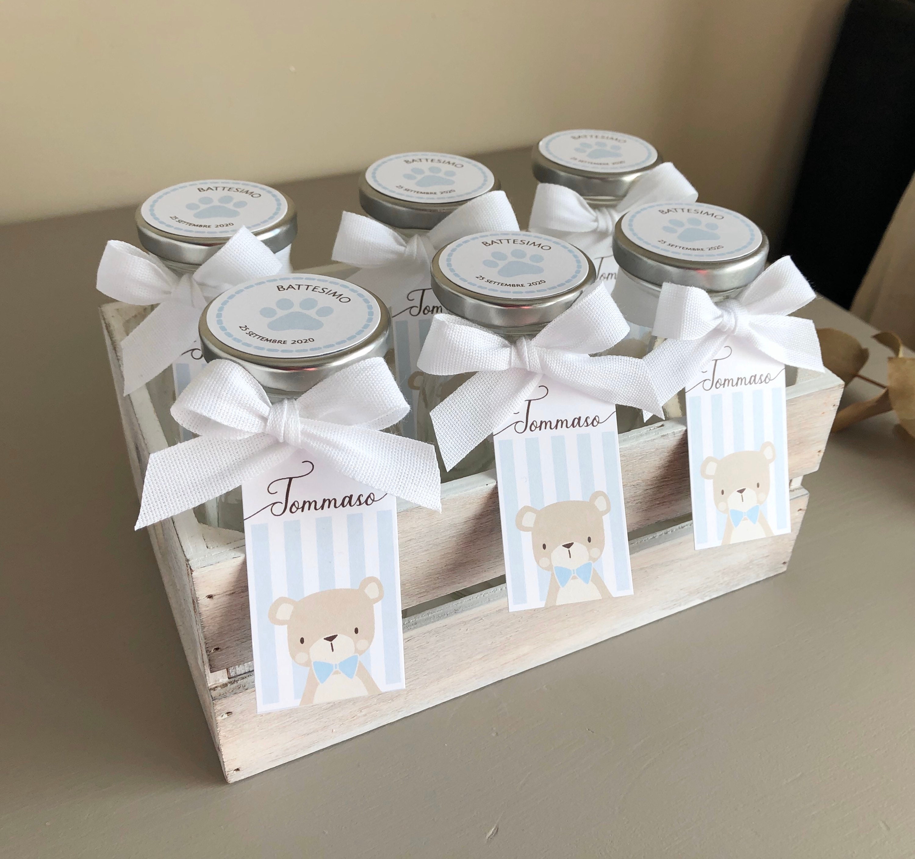 Baby Shower Favor Jars DIY thank you gift DIY guest gift Etsy