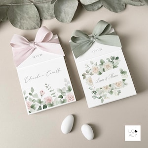Porta confetti personalizzato Comunione, Cresima, Battesimo, Laurea, Matrimonio, Fiori di campo, Lavanda, Leggi Dettagli Articolo