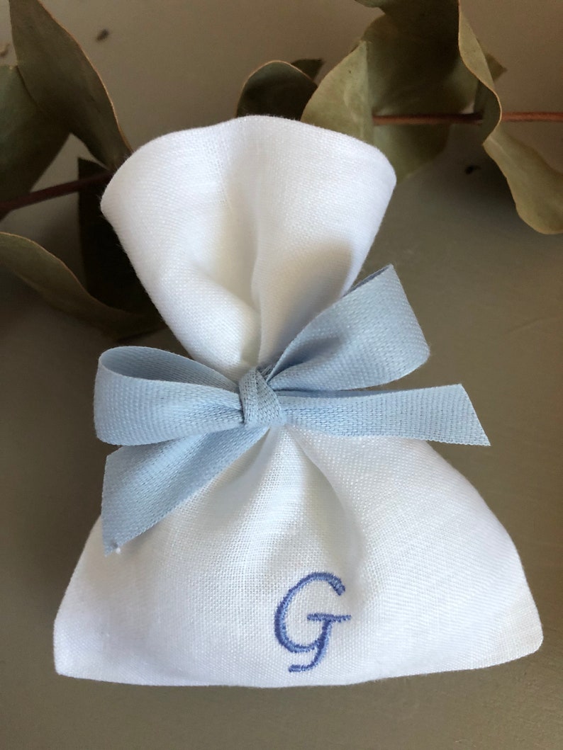 Linen bags embroidered bags embroidered with name bags with Etsy