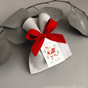 Personalizowany worek Świętego Mikołaja, skarpeta świąteczna, torby świąteczne, pierwsze Boże Narodzenie dziecka, pudełko wigilijne, torby na prezenty świąteczne