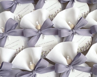 Bolsitas de lavanda, bolsitas de lavanda, ideas para regalos de boda, bomboneras italianas