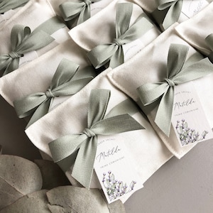 Natural Cotton Sachets With Dried Lavender Wedding & Party Favor-Rustic/Natural-Engagement/Bridal Shower-Garden Wedding