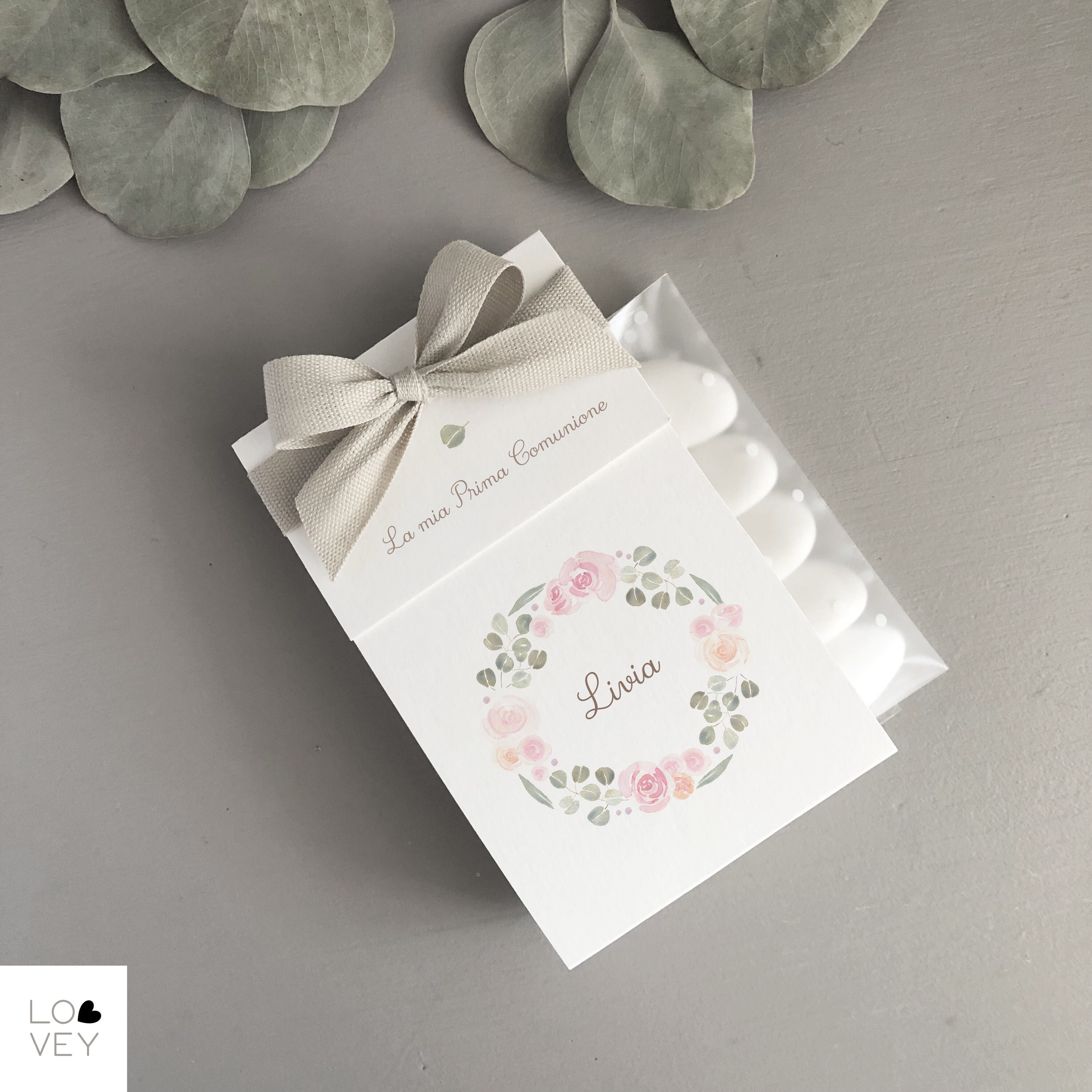Invito Biglietto Digitale o Cartaceo Personalizzato a Tema Battesimo – Smart Print