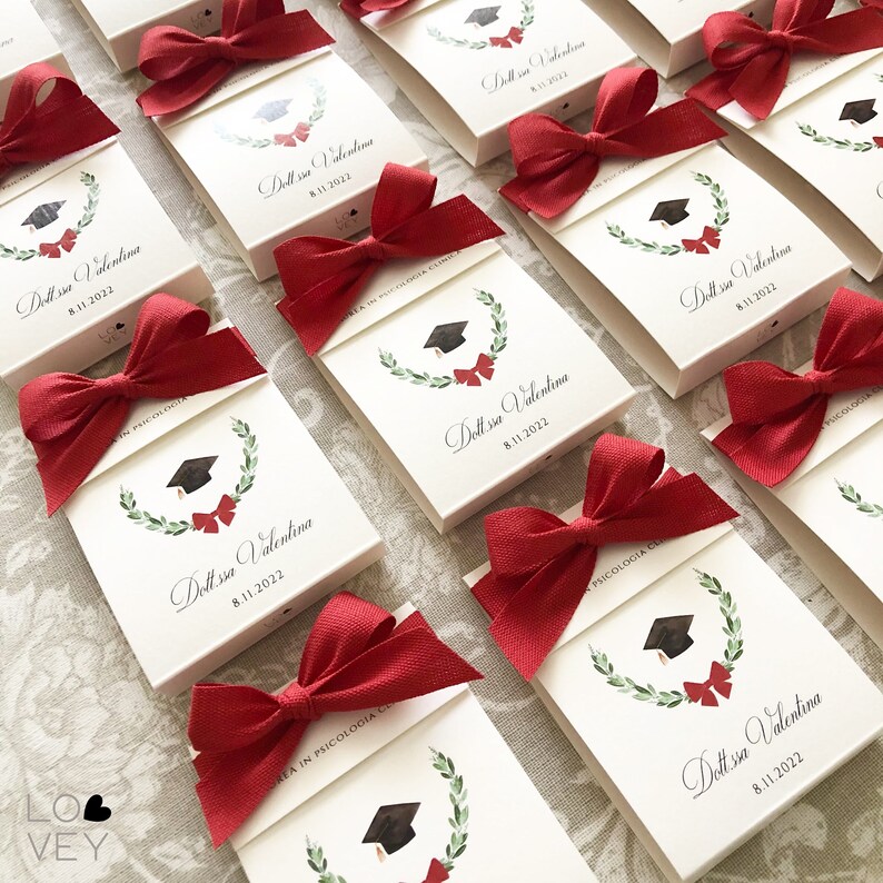 Bomboniere Laurea Portaconfetti Laurea Bomboniera Laurea Etsy Italia