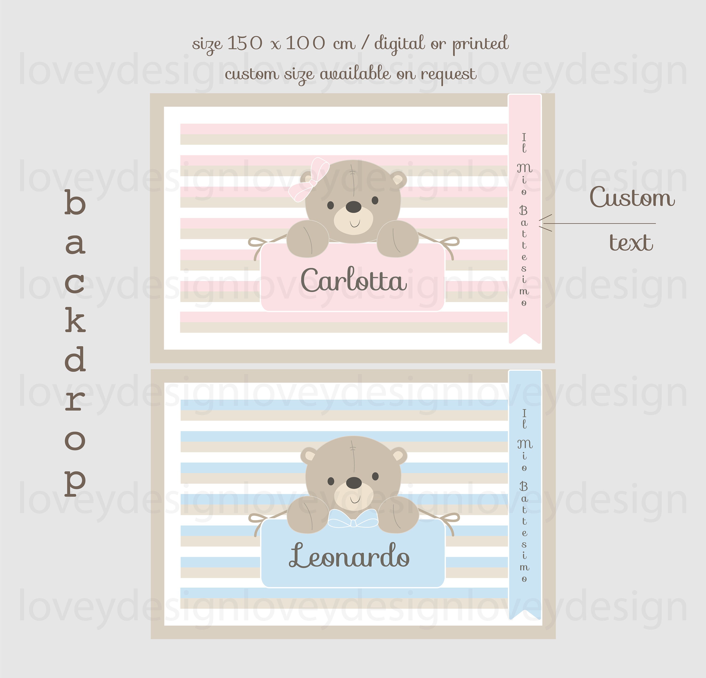 Digital Backdrop Teddy Bear, Digital Supplies 1st Birthday, Digital ...