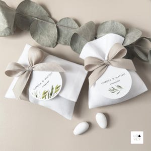 Pochette cadeau personnalisée, Cadeau de remerciement personnalisé, Nom et date personnalisés Petites pochettes de mariage, Confettis bomboniers italiens, Acheter plus, économiser plus