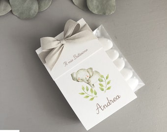 Almonds paper bags, Almonds, Candies, cookies bags for Baptism, Newborn, First Birthday, Boy birthday favors, Woodland and Safari theme