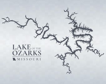 Lake of the Ozarks Vector Graphic Set with Bonus Files