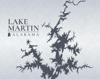 Lake Martin Vector Graphic Set with Bonus Files