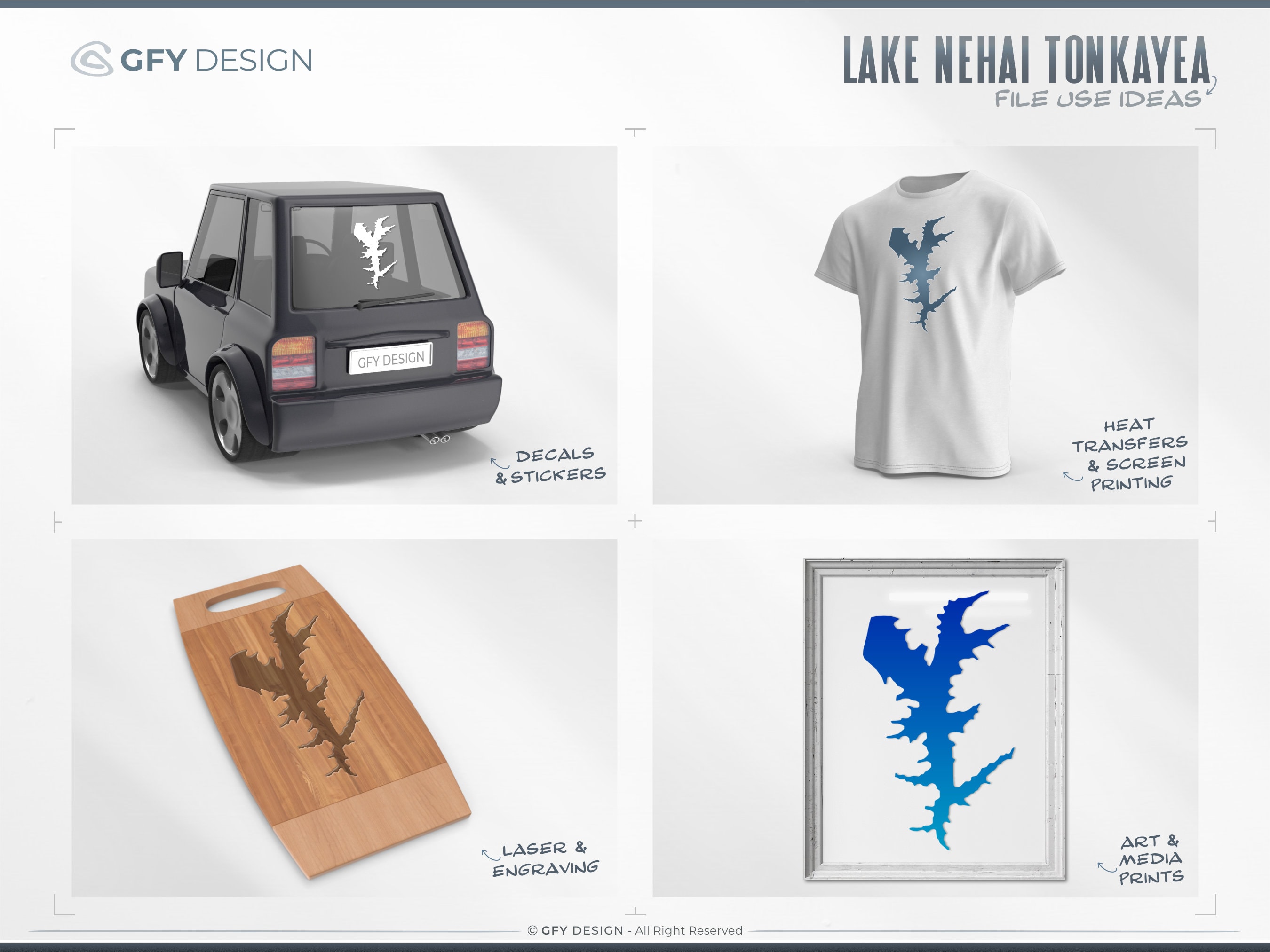 Lake Nehai Tonkayea SVG Digital File Set Missouri Vector Etsy