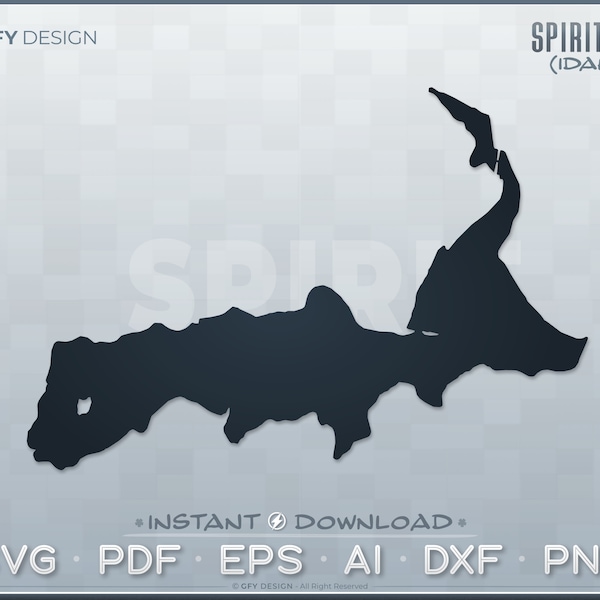 Spirit Lake Svg Etsy
