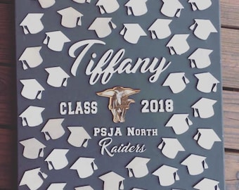 Graduation Guest book, graduation gift, guest Sign Wood, party  Prom graduation , custom graduation gift idea, senior, alternative guestbook