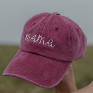MOM Custom hat, Mother&#39;s Day, MAMA Embroidered Hat, Initial cap, Personalized Ball cap, Custom Hat, Womens Hat, gift for her