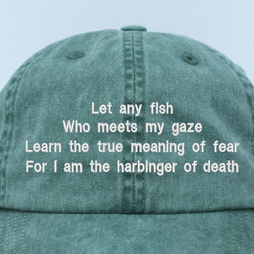Let Any Fish Who Meets My Gaze Learn the True Meaning of Fear Etsy