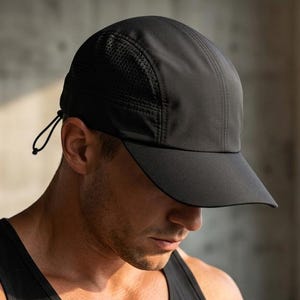 Hochwertige Funktions-Mesh-Kappe | Leichte, wasserabweisende Sportmütze | Atmungsaktive Outdoor-Kappe zum Laufen, Wandern