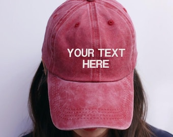 90s Retro Custom Embroidered Hat, Personalized Vintage Cap, Embroidered Hat, Personalized Ball cap, Gift for Him, Personalized Gift Idea