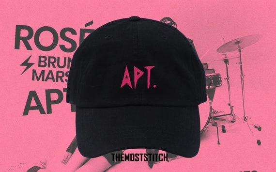 Embroidered APT Baseball Cap - Rose Bruno Mars Fan Gift - Etsy