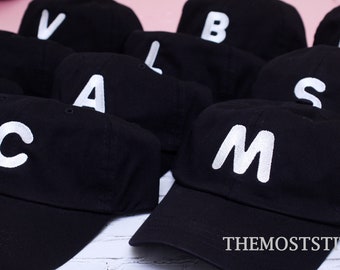 Initial hat, Monogram Baseball Cap, Custom hat, Embroidered Hat, Initial cap, Personalized Ball cap, Mens Hat, gift for her, Dad Hat