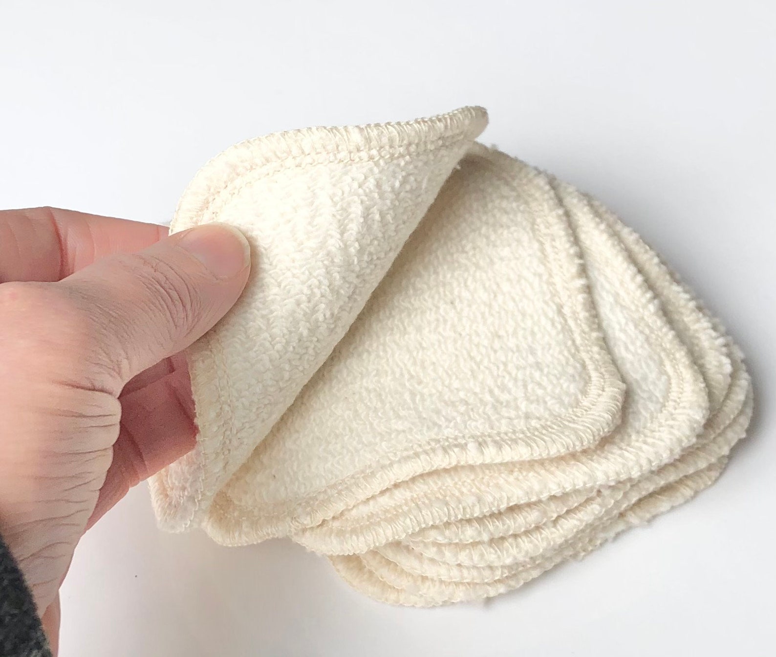 Organic Cotton Mini Facial Cloths 2 Ply 8 Pack Reusable Makeup Pads organic-cotton-mini-facial-cloths-2-ply-8-pack-reusable-makeup-pads