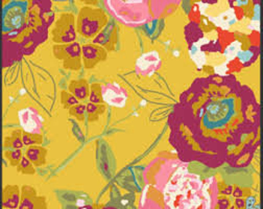 CLEARANCE Lily Belle Ruby by Bari J for Art Gallery Fabric Etsy