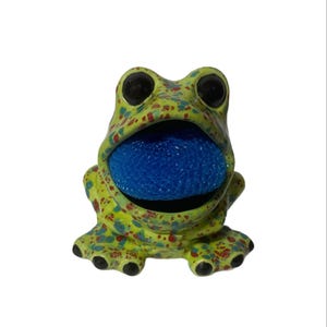 frog sponge holder, frog scrubby holder, kitchen decor, frog decor, scrubby holder, sponge holder, housewarming gift, frog lover gift, frog