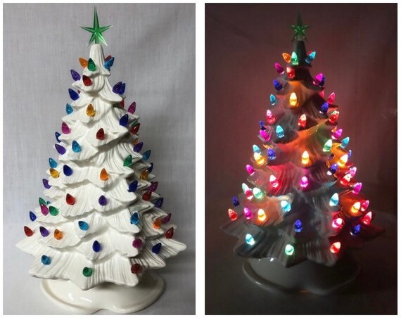 ceramic christmas tree lights