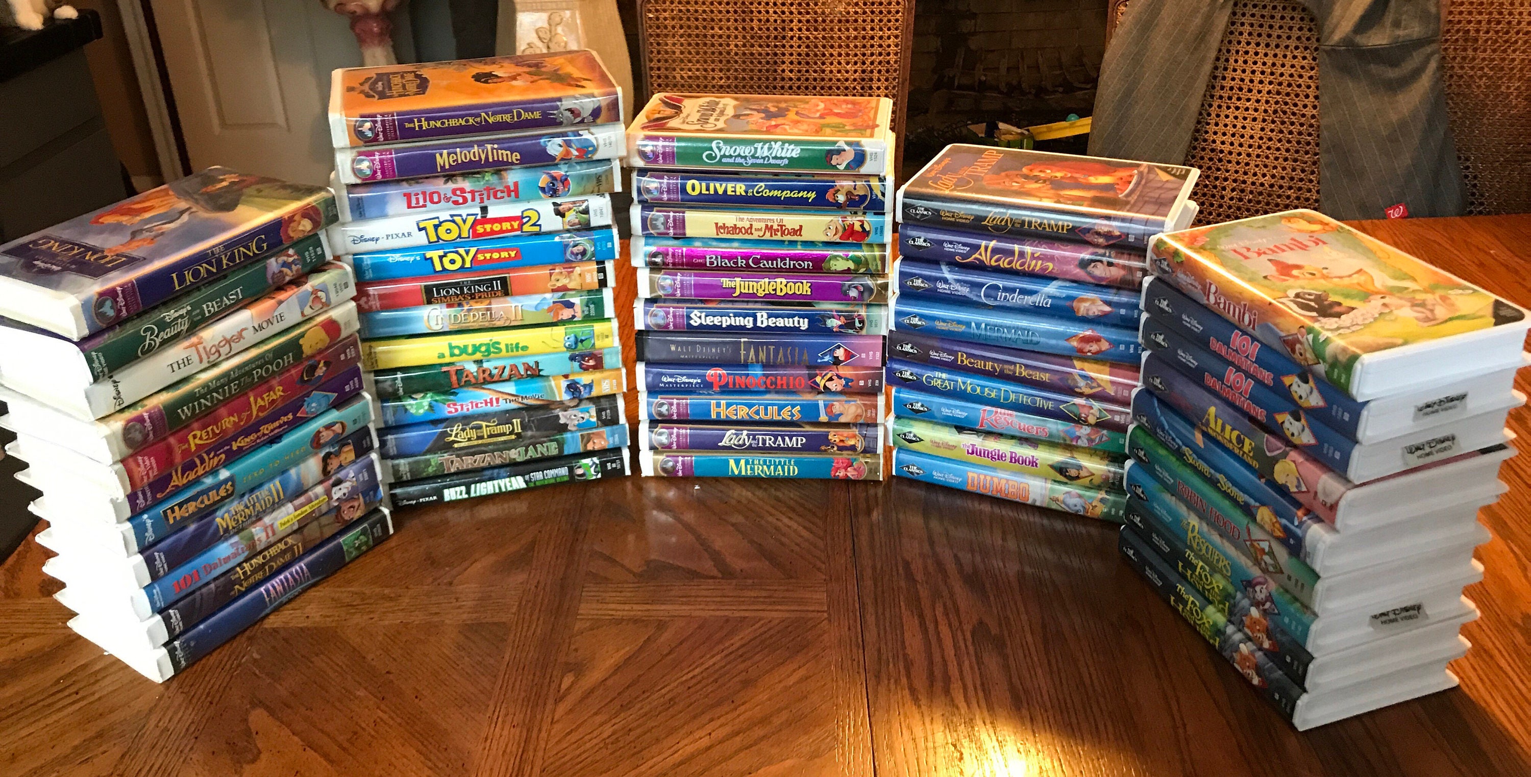 Black Diamond Disney VHS Tapes