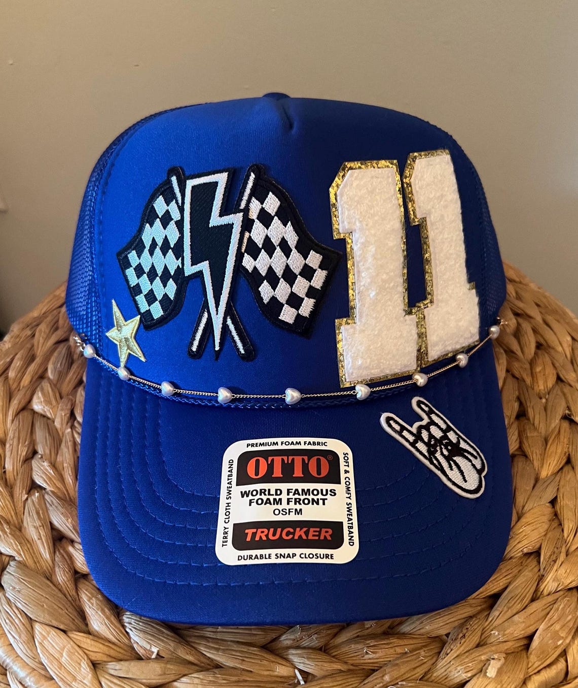 Race Engine Hat Raphics Custom Racing Trucker Hat, Patch Design With Hat Chain - Etsy