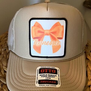 Tennessee Vols Trucker Hat, Orange Bow Patch, Gameday Hat