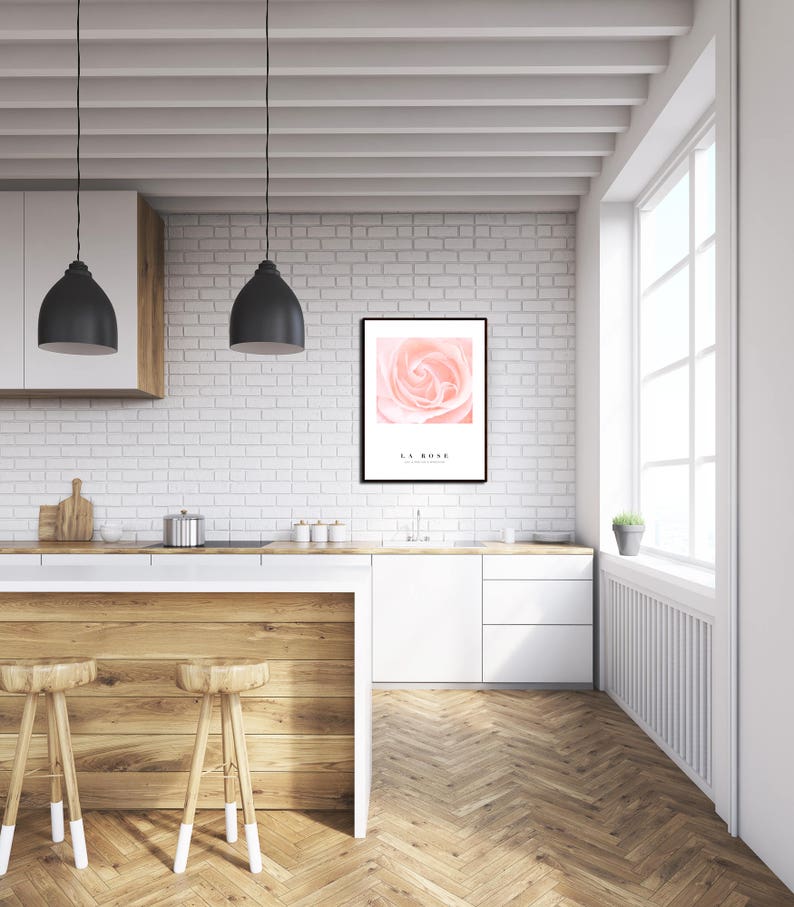 Nature Print Pink Rose Nursery Decor Pink and White Decor Bedroom Decor Rose Photography Pastel Decor Romantic Decor