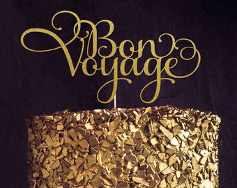 Bon Voyage Cake Etsy