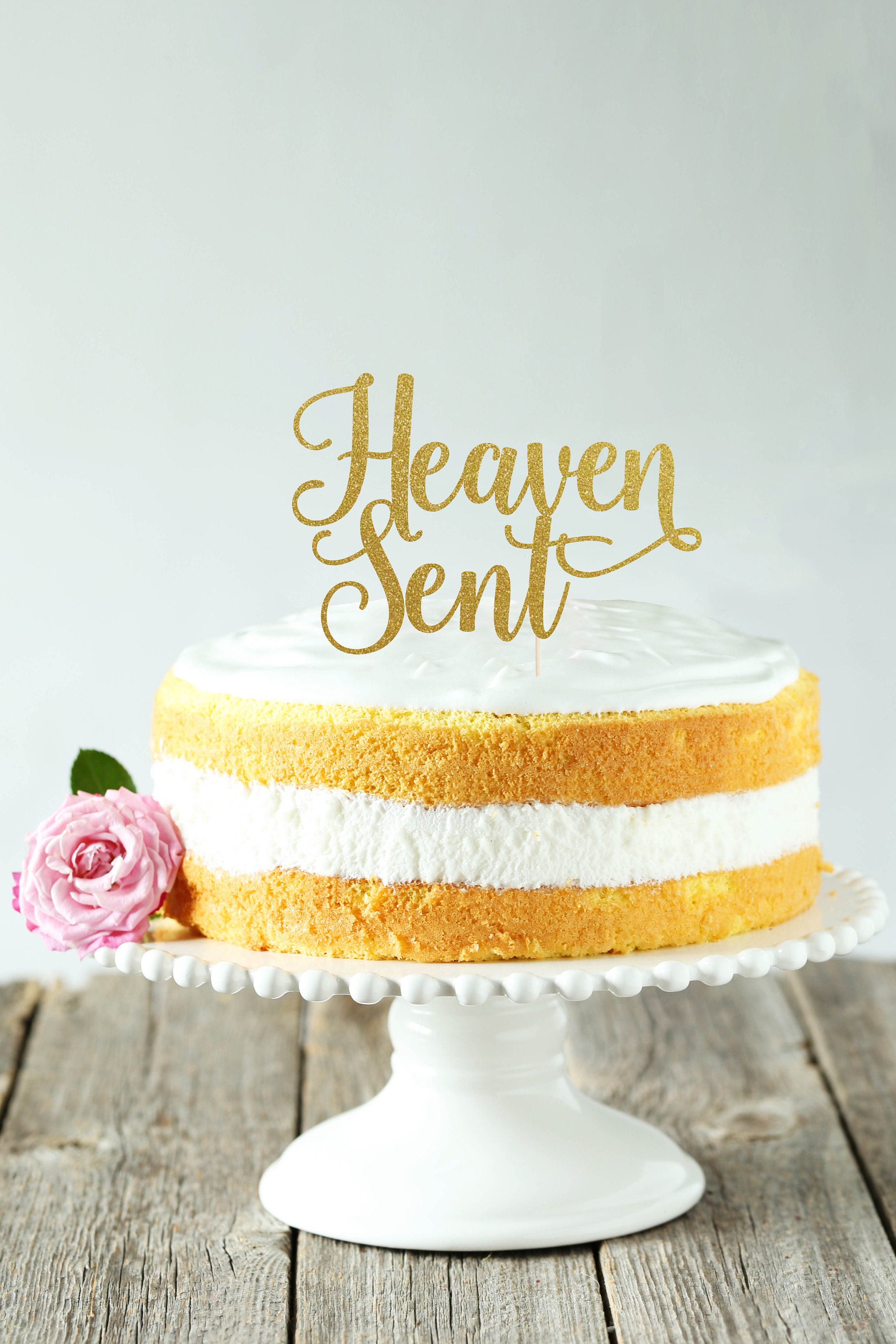Heaven sent hotsell cake topper