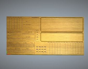 Large CNC Bit organizer - SVG DXF file digital download - Carbide Create, Carveco Maker, Vectric Aspire, Vcarve