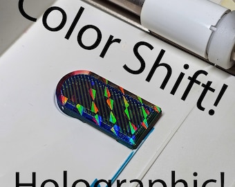 Guía de tapete de corte para Silhouette Cameo 3, 4 o Pro (impreso en 3D) Edición limitada COLOR SHIFT HOLOGRAPHIC MatMinder 9000